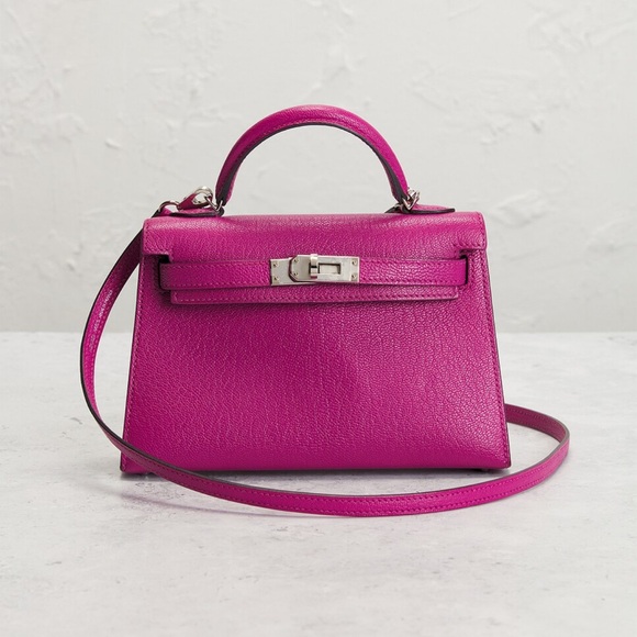 Hermes Chèvre Kelly 20 Handbag - Picture 7 of 11
